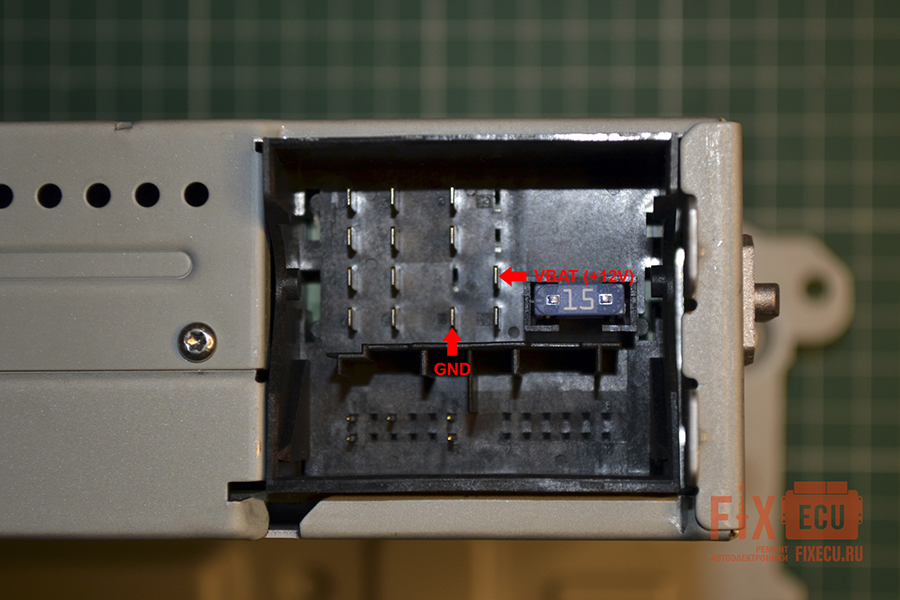 Разъем (QuadLock) VW RCD 340 G
