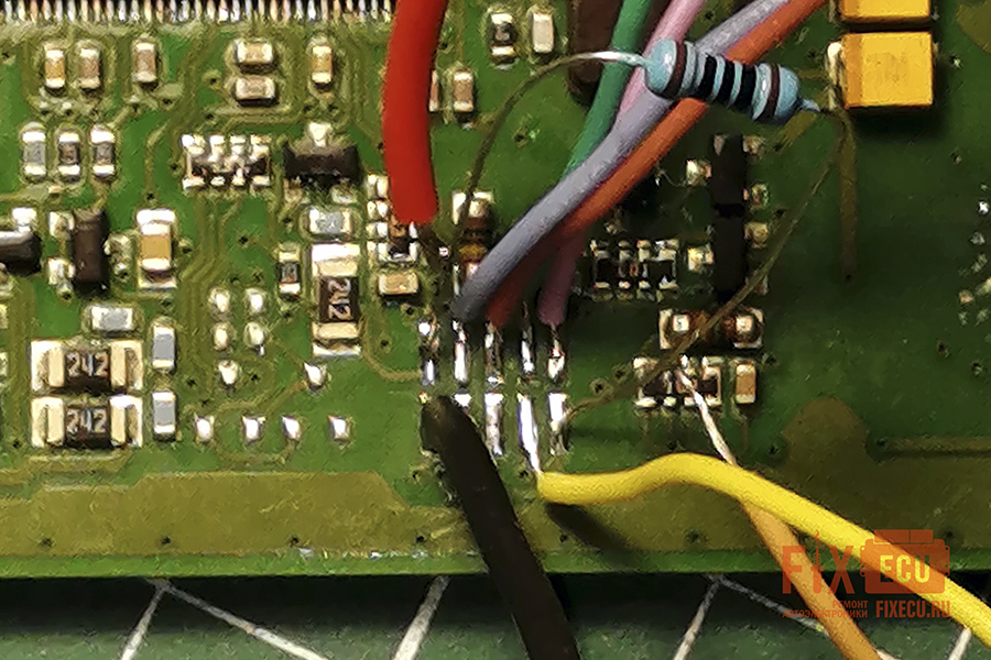 Распайка разъёма MultiProg к MPC5515