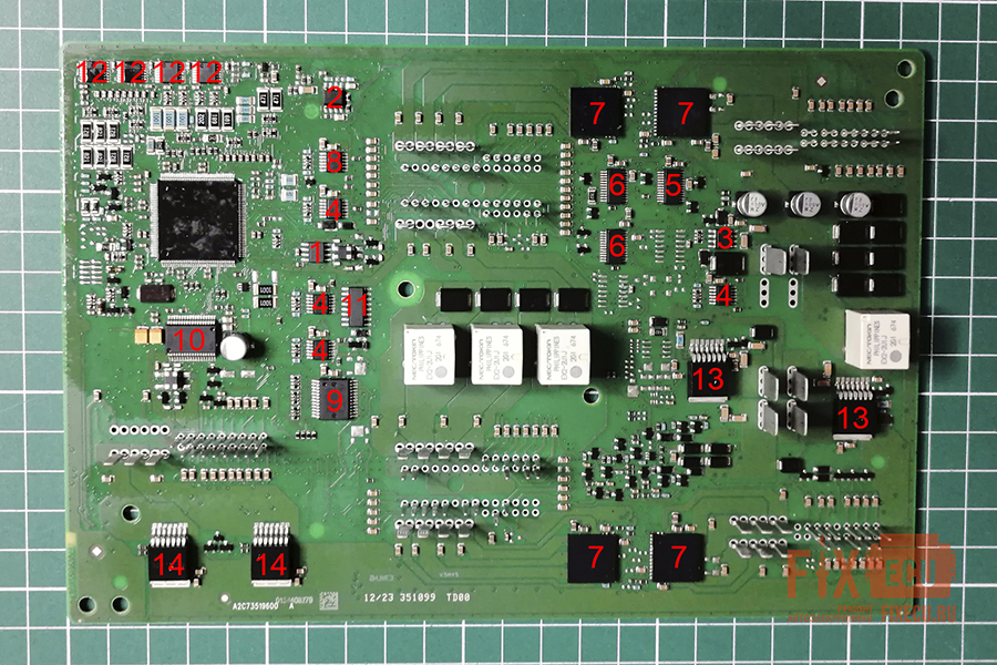 Микросхемы  BCM 68164835AD